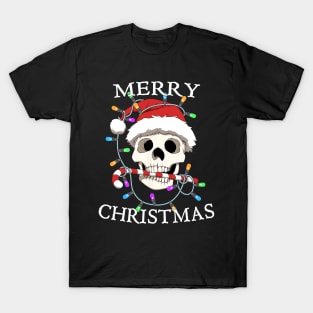 Merry Christmas Skull Skeleton T-Shirt